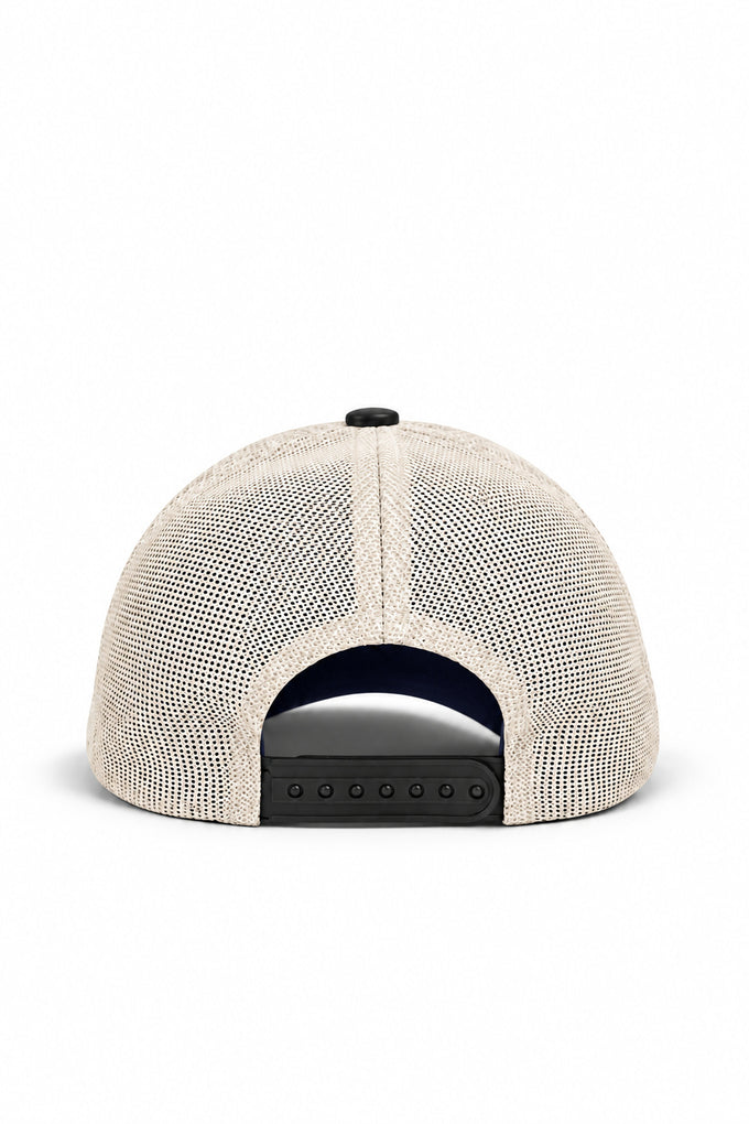 Duckside Logolu  Lacivert-Bej Trucker Şapka