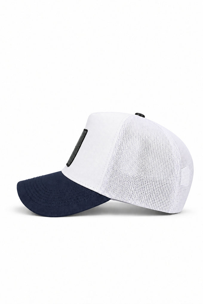 Duckside Logolu Lacivert-Beyaz Trucker Şapka