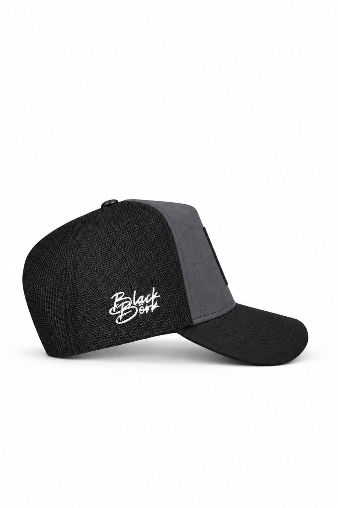 Black-Anthracite Trucker Cap with Duckside Logo