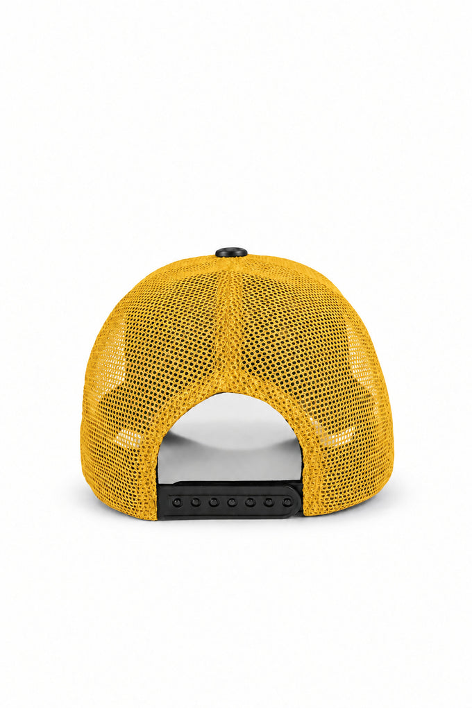 Duckside Logolu Siyah-Sarı Trucker Şapka