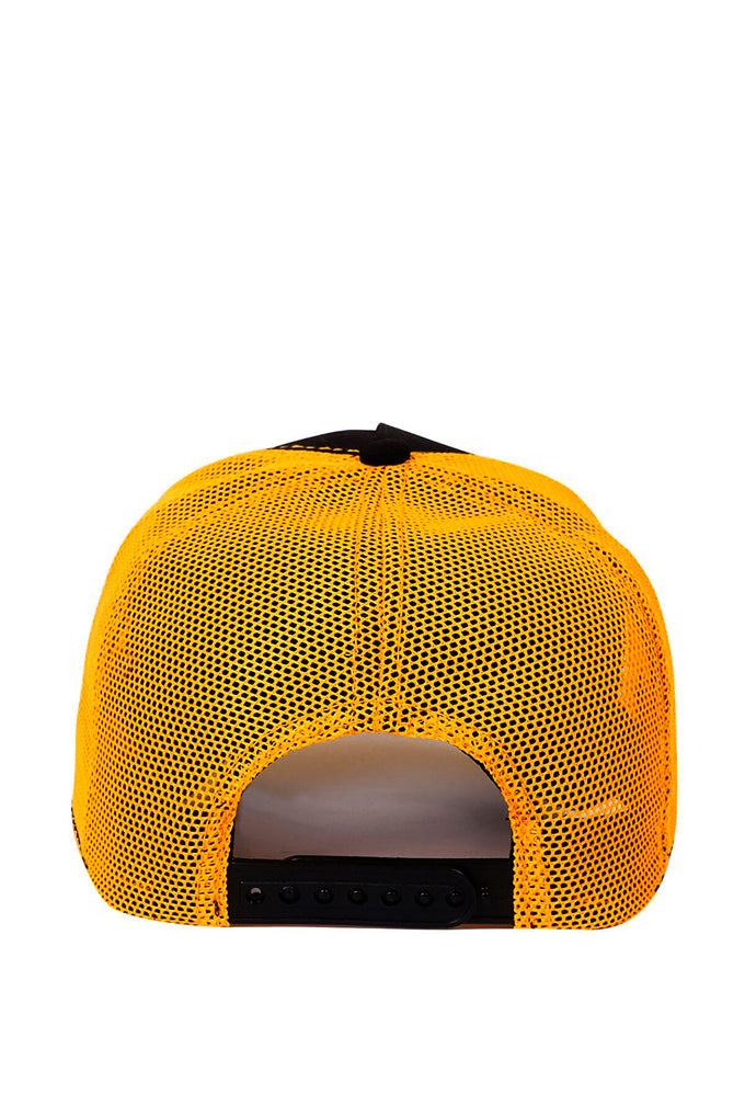 duckside-logolu-siyah-sari-trucker-sapka-3864 - BlackBörk TR