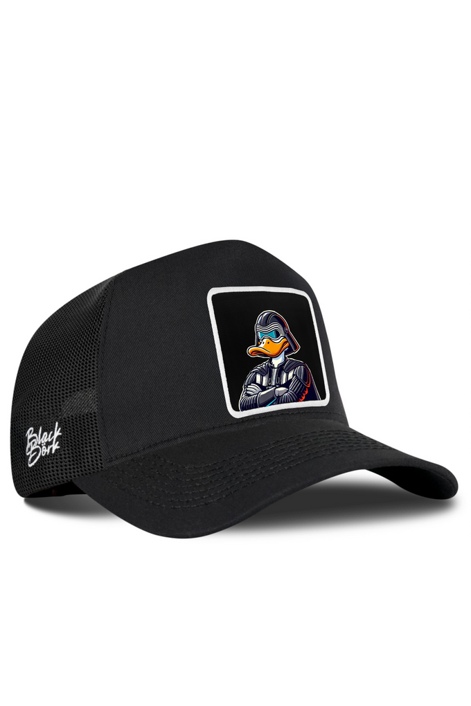 Black Trucker Cap with Duckside Logo