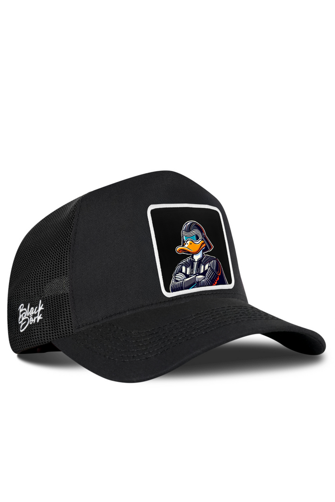 Duckside Logolu Siyah Trucker Şapka