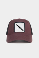 Efendy Logolu Kahve-Siyah Trucker Şapka