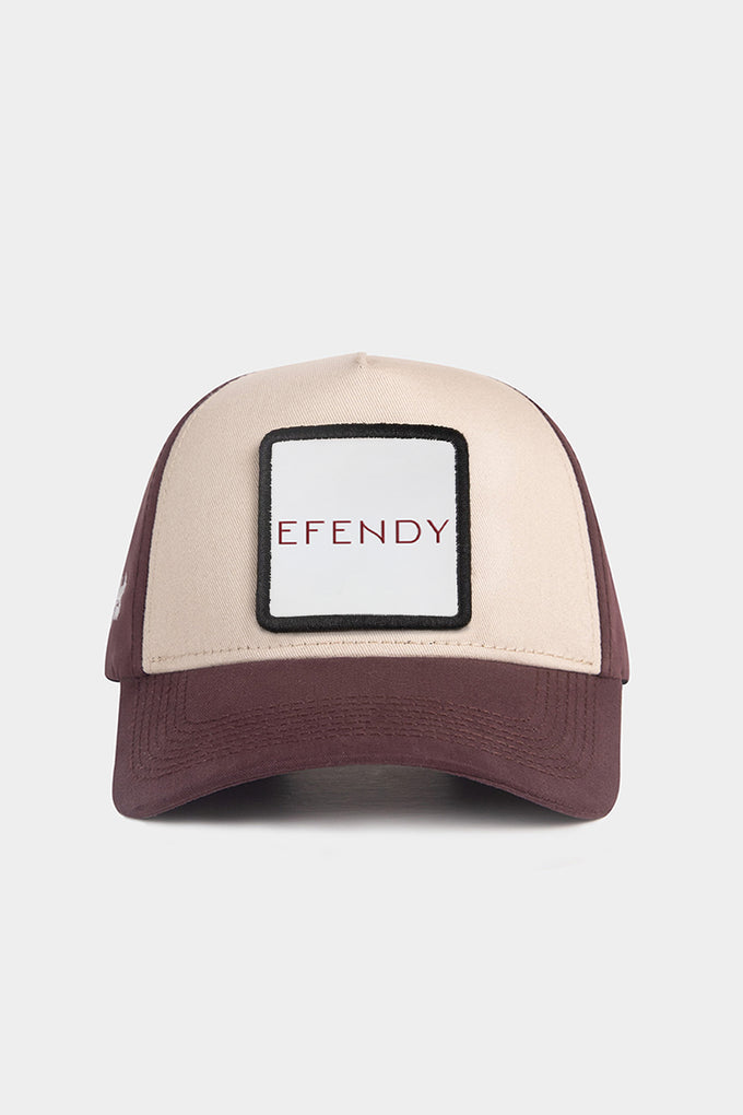 efendy-logolu-kahve-bej-beyzbol-sapka-3227 - BlackBörk TR