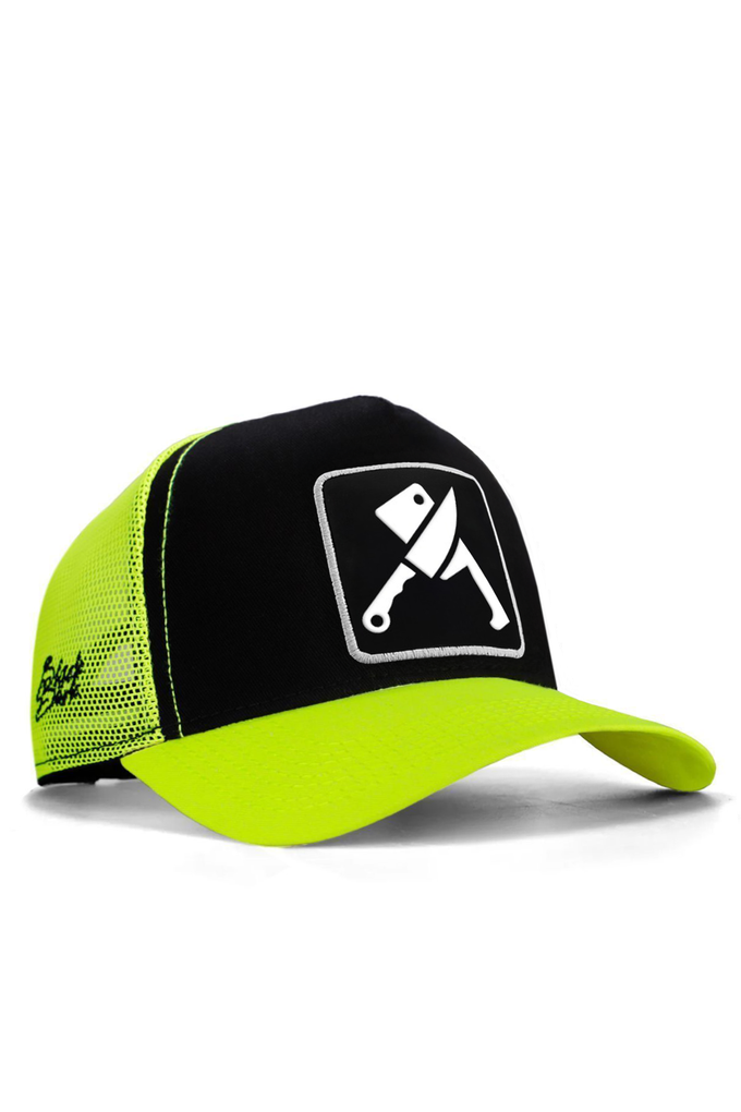 efendy-logolu-neon-siyah-trucker-sapka-4193 - BlackBörk TR