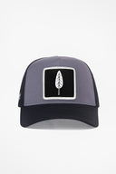 Efendy Logolu Siyah-Gri Trucker Şapka