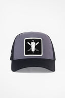 Efendy Logolu Siyah-Gri Trucker Şapka