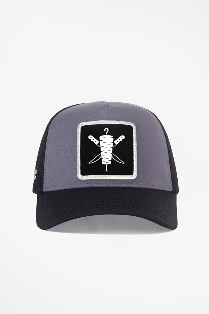 efendy-logolu-siyah-gri-trucker-sapka-3334 - BlackBörk TR