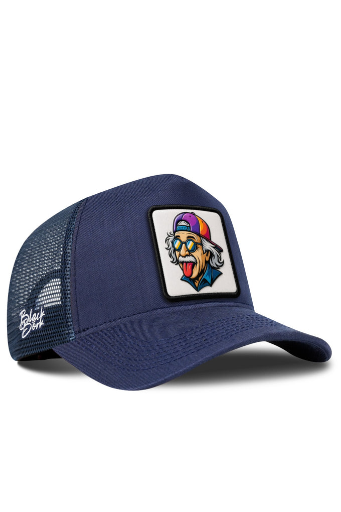 Einstein Logolu Cordura Lacivert Trucker Şapka