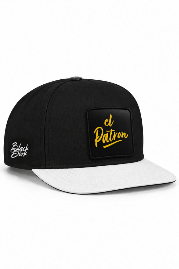 El Patron Logolu Beyaz-Siyah Hip Hop Şapka