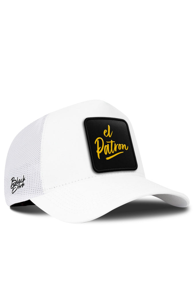 El Patron Logolu Beyaz Trucker Şapka