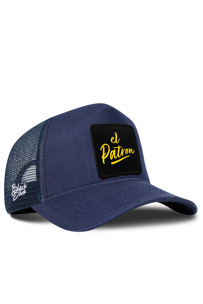 El Patron Logolu Cordura Lacivert Trucker Şapka