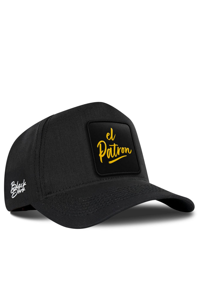 El Patron Logolu Cordura Siyah Beyzbol Şapka