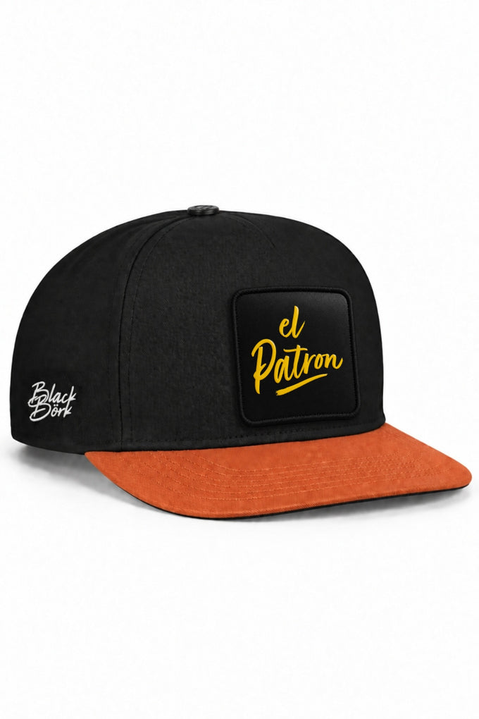 El Patron Logolu Kiremit-Siyah Hip Hop Şapka