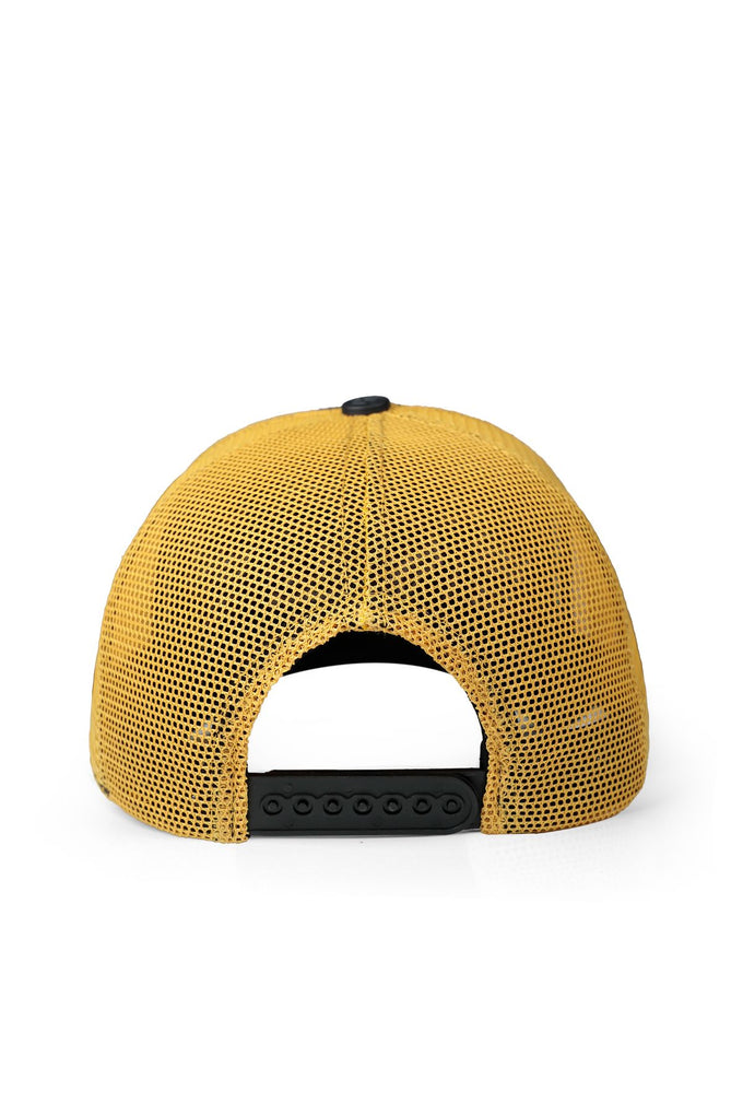 el-patron-logolu-lacivert-sari-trucker-sapka-2045 - BlackBörk TR