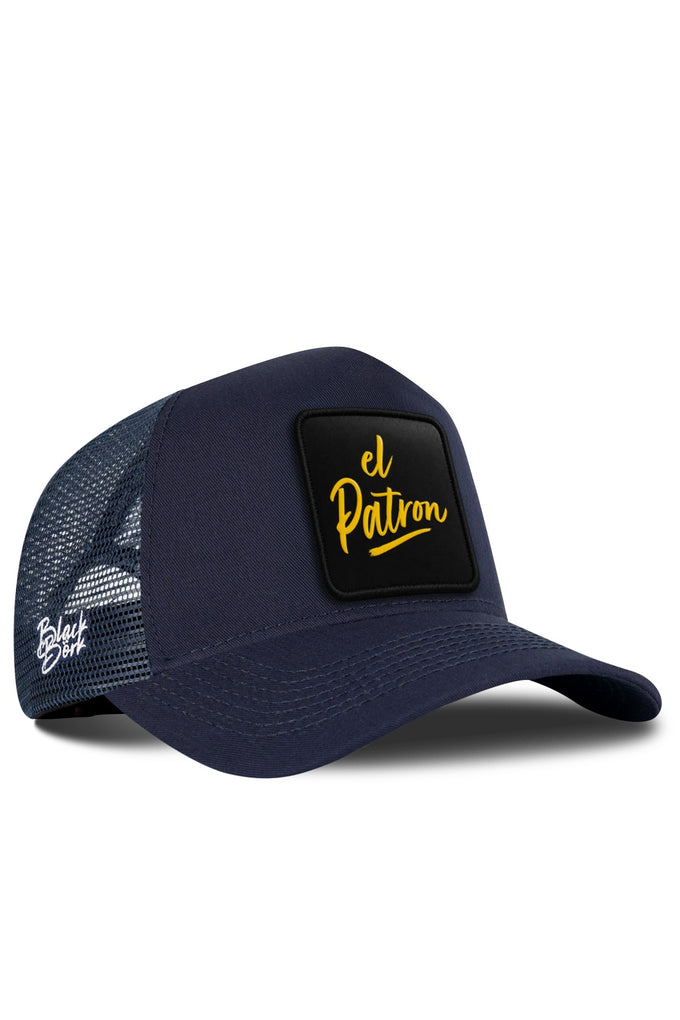 El Patron Logolu Lacivert Trucker Şapka