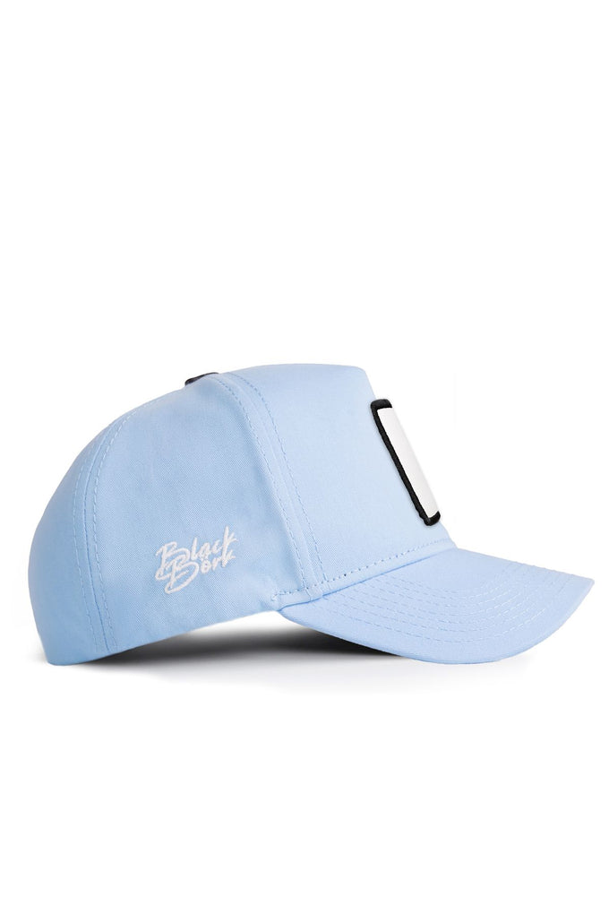 Ice Blue Baseball Cap with Elephant Logo
