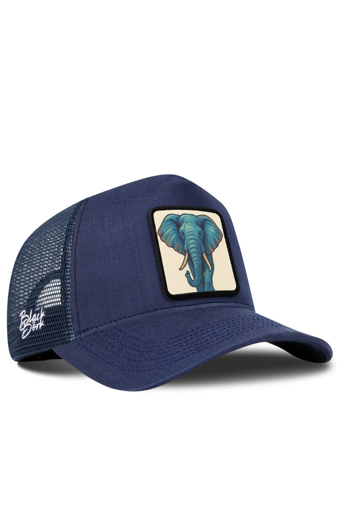 Fil Logolu Cordura Lacivert Trucker Şapka