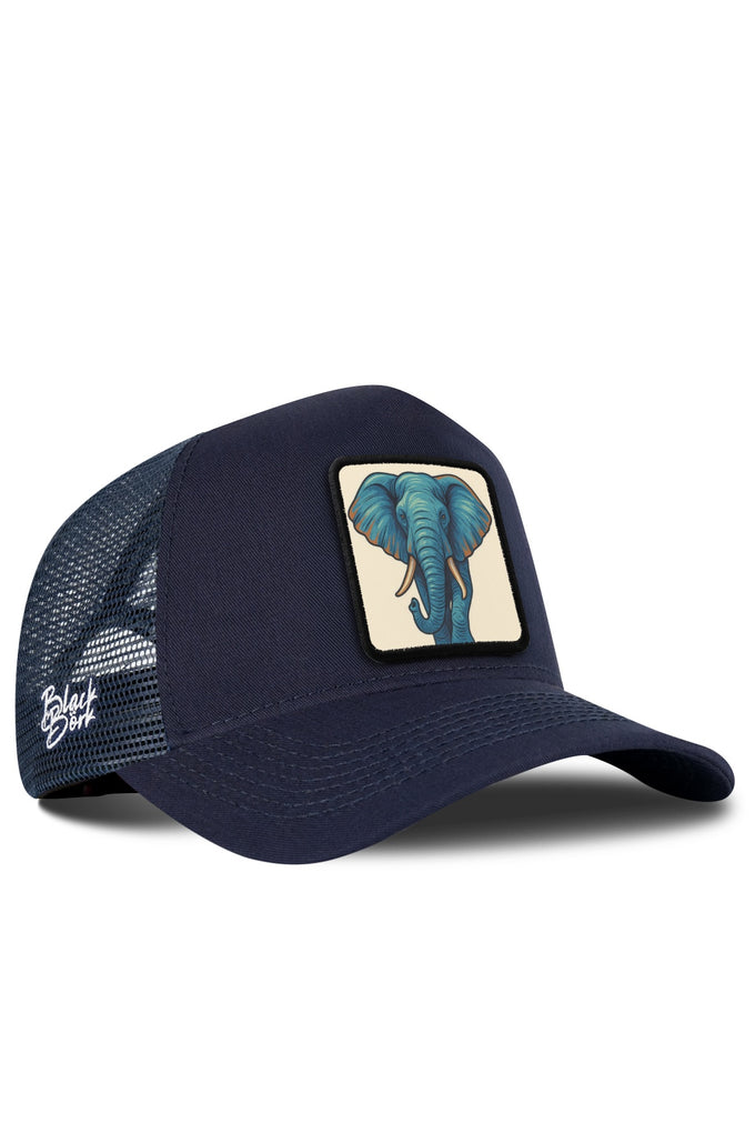 Fil Logolu Lacivert Trucker Şapka