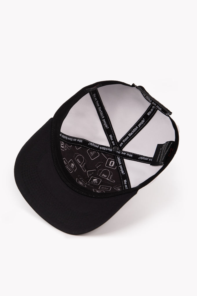 free-but-caged-logolu-siyah-beyaz-beyzbol-sapka-4106 - BlackBörk TR