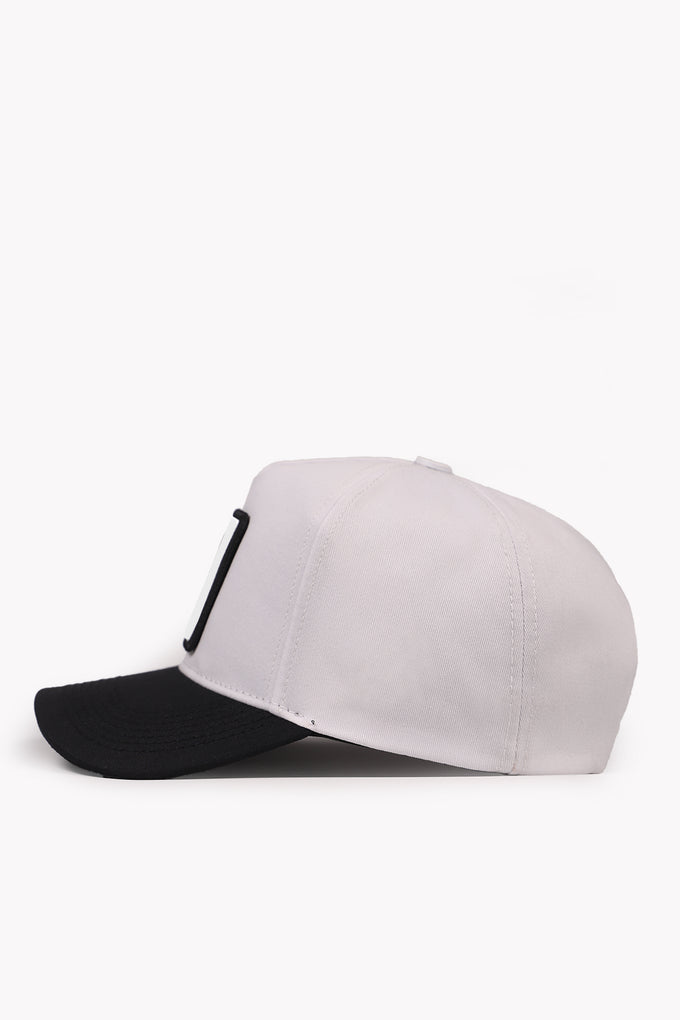 free-but-caged-logolu-siyah-beyaz-beyzbol-sapka-4107 - BlackBörk TR