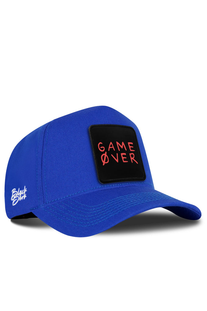 Game Over Logo Blue Baseball Cap