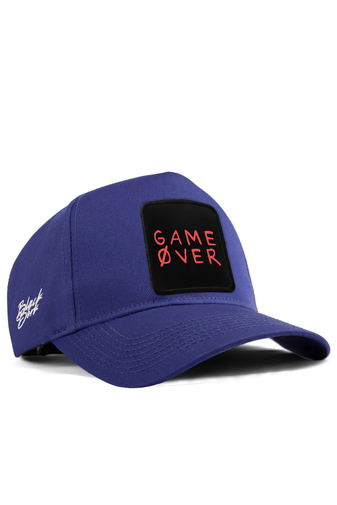 game-over-logolu-mavi-beyzbol-sapka-5345 - BlackBörk TR