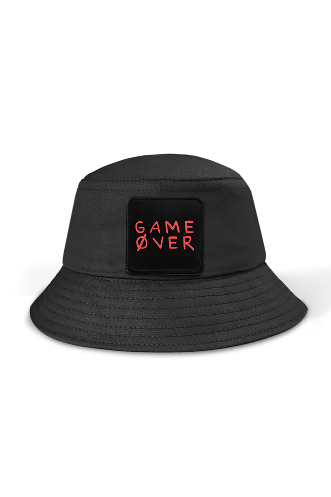 game-over-logolu-siyah-bucket-sapka-5439 - BlackBörk TR