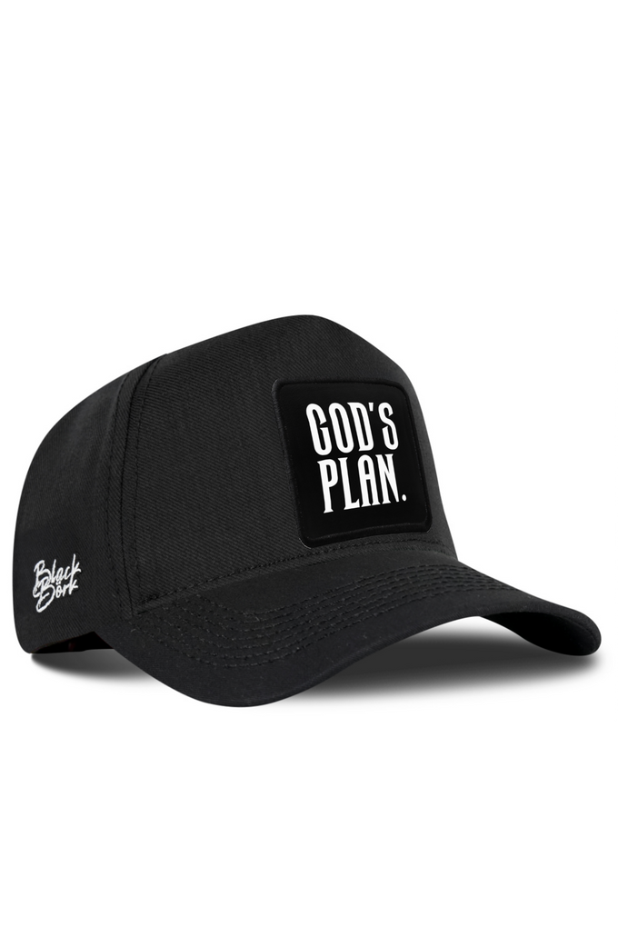 God's Plan Logo Cordura Black Baseball Cap