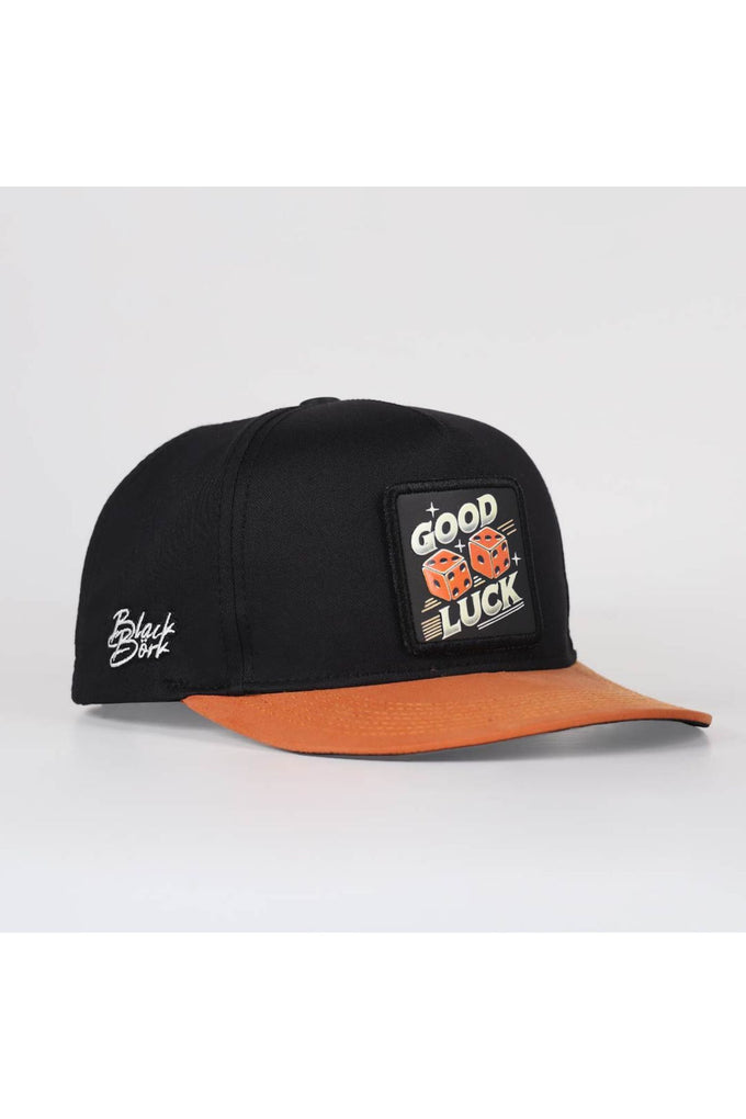 good-luck-logolu-kiremit-siyah-hip-hop-sapka-1862 - BlackBörk TR
