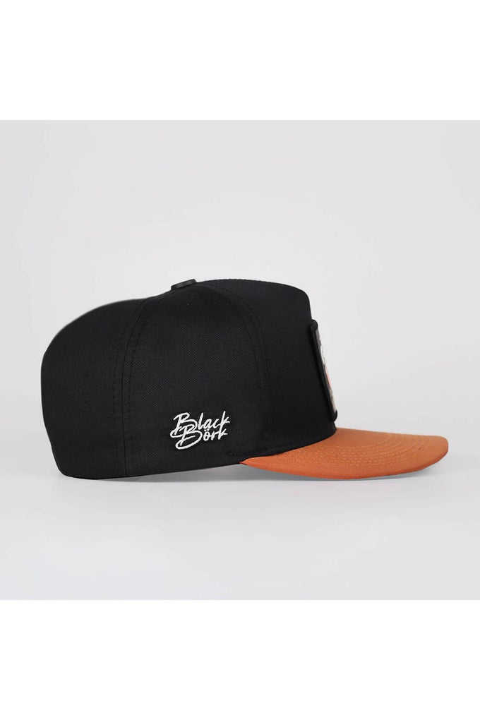 Good Luck Logo Tile-Black Hip Hop Cap 