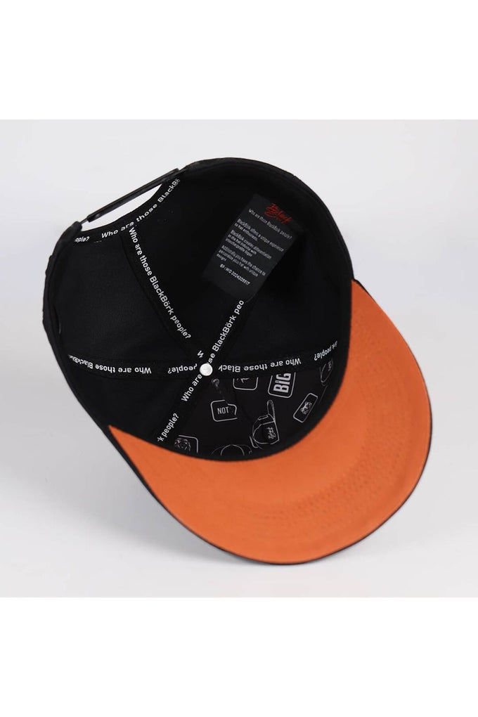 Good Luck Logo Tile-Black Hip Hop Cap 
