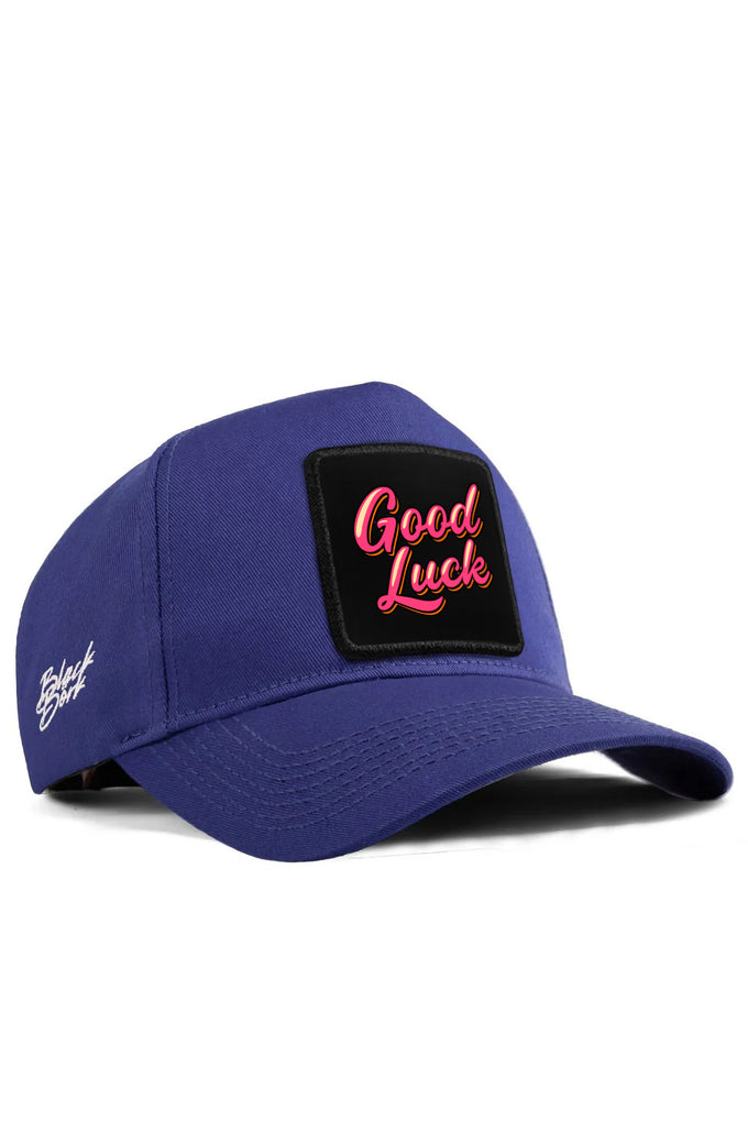 good-luck-logolu-mavi-beyzbol-sapka-892 - BlackBörk TR