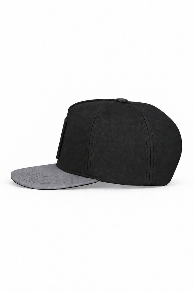 Gray-Black Hip Hop Cap