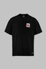 GTR Logolu Oversize B-Shirt Siyah
