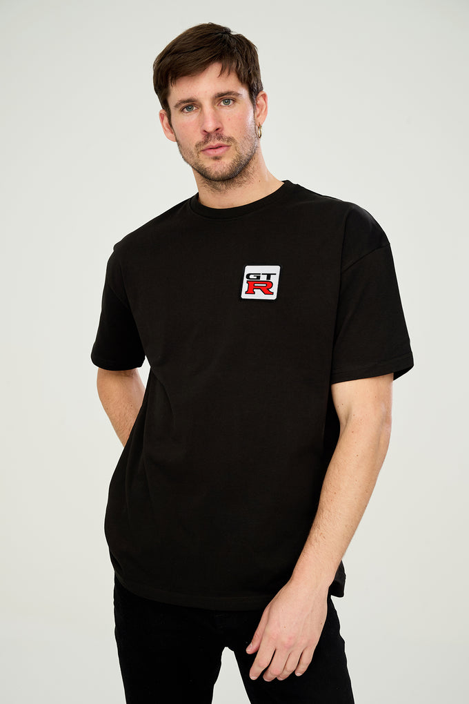 gtr-logolu-oversize-b-shirt-siyah-1901 - BlackBörk TR