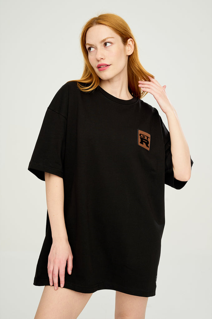 gtr-logolu-oversize-b-shirt-siyah-1903 - BlackBörk TR