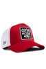 Gym Mode On Logolu Kırmızı-Beyaz Trucker Şapka