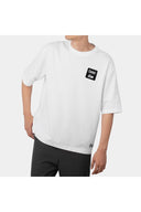 Gym Mode On Logolu Oversize B-Shirt Beyaz