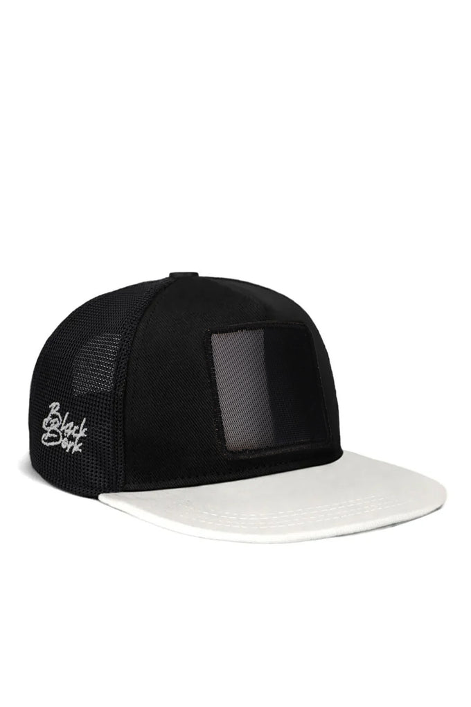 Hip Hop White-Black Kids Trucker Cap