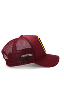 Hip Hop Jobz Logolu Bordo Trucker Şapka