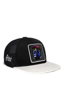 Hip Hop Kids Aslan Logolu Beyaz-Siyah Çocuk Trucker Şapka
