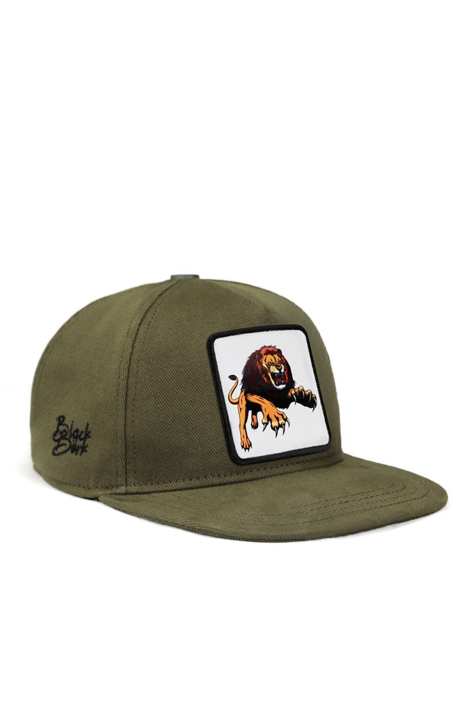 hip-hop-kids-aslan-logolu-haki-cocuk-sapka-1546 - BlackBörk TR