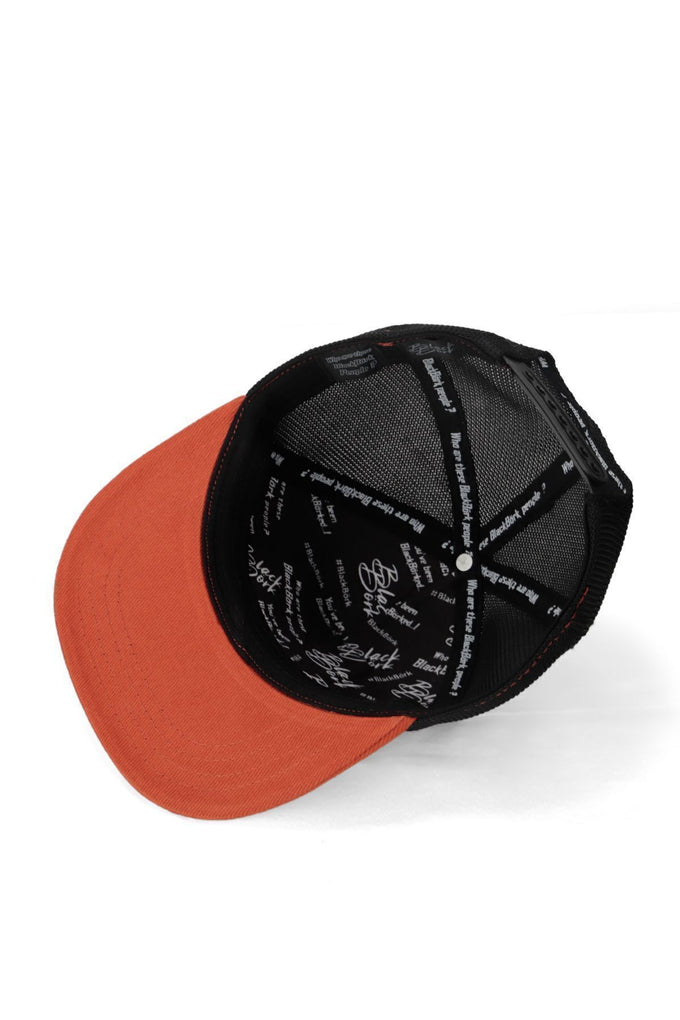 Hip Hop Kids Aslan Logolu Kiremit-Siyah Çocuk Trucker Şapka