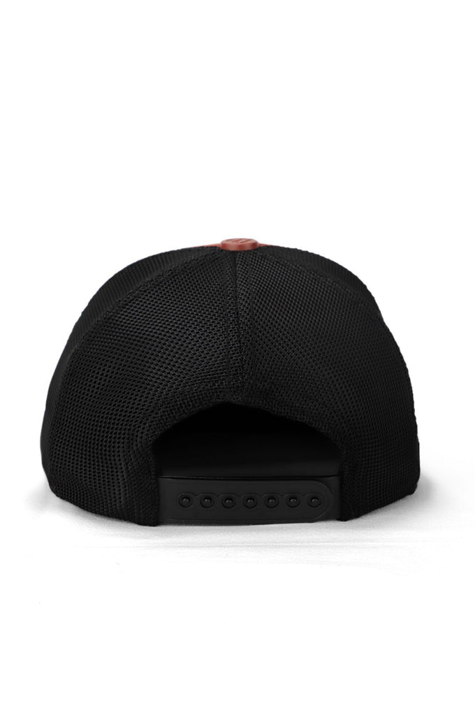 Hip Hop Kids Aslan Logolu Kiremit-Siyah Çocuk Trucker Şapka