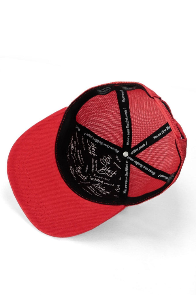 Hip Hop Kids Aslan Logolu Kırmızı Çocuk Trucker Şapka