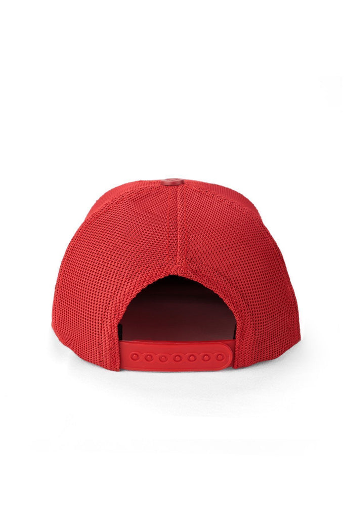 Hip Hop Kids Lion Logo Red Children's Trucker Cap 