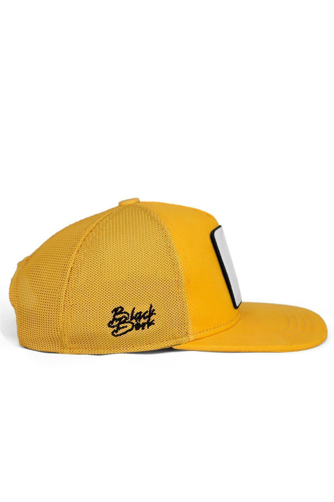 hip-hop-kids-aslan-logolu-sari-cocuk-trucker-sapka-1787 - BlackBörk TR