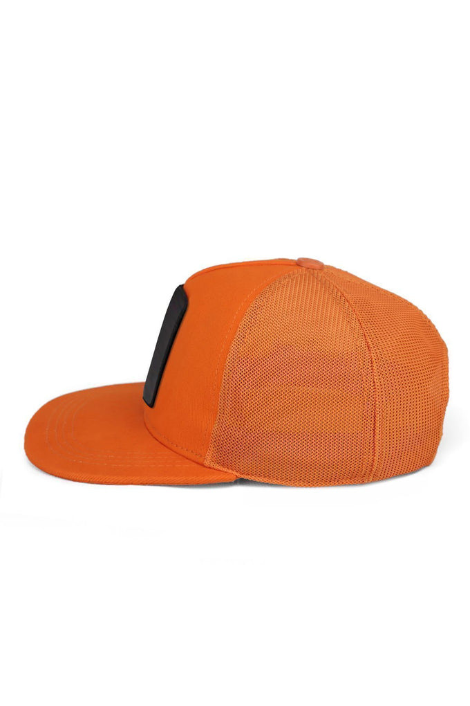 hip-hop-kids-aslan-logolu-turuncu-cocuk-trucker-sapka-1834 - BlackBörk TR